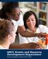 GRCC Grants and Resource Development Department Annual Report Fiscal Year 2017