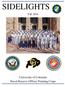 SIDELIGHTS. Fall University of Colorado Naval Reserve Officer Training Corps
