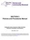 SECTION 3 Policies and Procedures Manual