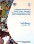Performance Assessment of Health Workers Training in Routine Immunization in India