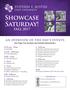 Showcase Saturday! FALL 2017