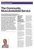 The Community Musculoskeletal Service