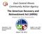 East Central Illinois Community Action Agency The American Recovery and