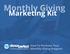 Monthly Giving. Marketing Kit. How To Promote Your Monthly Giving Program