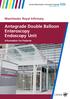 Antegrade Double Balloon Enteroscopy Endoscopy Unit