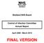 Shetland NHS Board Control of Infection Committee Annual Report April March 2010 FINAL VERSION