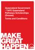 Queensland Government - TAFE Queensland Pathways Scholarships (Drones) Terms and Conditions