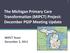The Michigan Primary Care Transformation (MiPCT) Project: December PGIP Meeting Update. MiPCT Team December 2, 2011