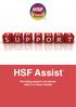 HSF Assist HSF Assist Providing support and advice when it is most needed