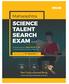 SCIENCE TALENT SEARCH EXAM 2017