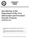 Introduction to the Department of the Navy Information and Personnel Security Program