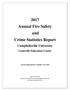 2017 Annual Fire Safety and Crime Statistics Report