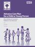 Advance Care Plan for a Child or Young Person