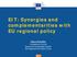 EIT: Synergies and complementarities with EU regional policy