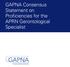GAPNA Consensus Statement on Proficiencies for the APRN Gerontological Specialist