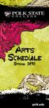 Art s. Schedule. Spring polk.edu
