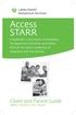Access STARR. Client and Parent Guide. Safety. Emotion. Loss. Future.
