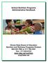 School Nutrition Programs Administrative Handbook
