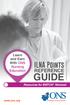 Learn and Earn With ONS Nursing Education. ILNA Points REFERENCE GUIDE. Resources for BMTCN Renewal.