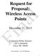 Request for Proposal: Wireless Access Points
