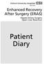 Oxford University Hospitals. NHS Trust. Enhanced Recovery After Surgery (ERAS) Hepato-biliary Surgery Open Liver Resection.