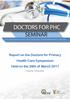 Report on the Doctors for Primary Health Care Symposium Held on the 28th of March 2017