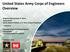 United States Army Corps of Engineers Overview