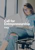 Call for Entrepreneurship