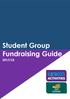 Student Group Fundraising Guide 2017/18