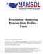Prescription Monitoring Program State Profiles - Texas
