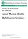 Adult Mental Health Habilitation Services