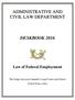 ADMINISTRATIVE AND CIVIL LAW DEPARTMENT DESKBOOK 2016