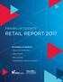 FRANKLIN COUNTY RETAIL REPORT 2O17. An Analysis of Trends in: SALES TAX REVENUES EMPLOYMENT REAL ESTATE E-COMMERCE TRENDS & IMPACTS