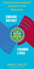 Rotary International District 7930 Directory