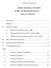FLORIDA MEMORIAL UNIVERSITY HURRICANE PROCEDURES MANUAL TABLE OF CONTENTS. I. Introduction Definitions. 1. II. General Procedures...