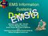 Data 101. EMS Information Systems