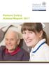 Patient Safety. Patient Safety. Annual Report 2017