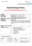 Adult Discharge Policy