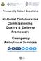 National Collaborative Commissioning: Quality & Delivery Framework