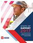 STATE OF SUPPORT HIGHLIGHTS OF STATE SUPPORT FOR DEFENSE INSTALLATIONS 2017 STATE OF SUPPORT REPORT 1