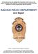 RALEIGH POLICE DEPARTMENT 2010 Report