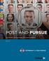 POST AND PURSUE. Improving federal hiring using data and targeted recruitment