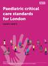 Paediatric critical care standards for London