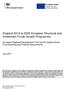 England 2014 to 2020 European Structural and Investment Funds Growth Programme