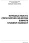 INTRODUCTION TO CREW SERVED WEAPONS B3M4078 STUDENT HANDOUT