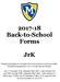 Back-to-School Forms