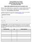 Centennial Middle School Chapter of the National Junior Honor Society Student Activity Information Form (NOT AN APPLICATION FORM)