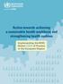 Action towards achieving a sustainable health workforce and strengthening health systems