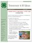Tennessee 4-H Ideas. Camping Season Is Approaching - So Why Camp? Dr. Richard Clark