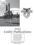 2017 Cadet Publications